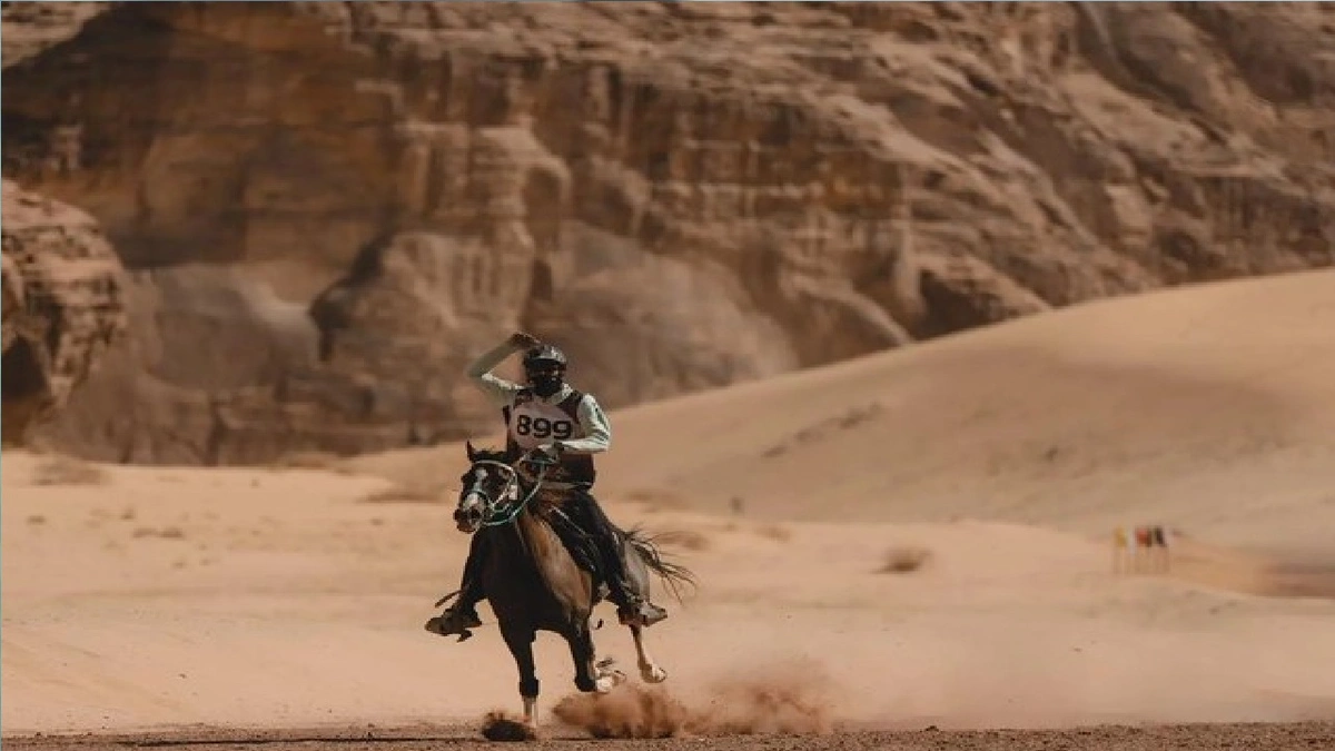 السالمي يحرز المركز الأول في منافسات CEI2 ببطولة الفرسان للقدرة