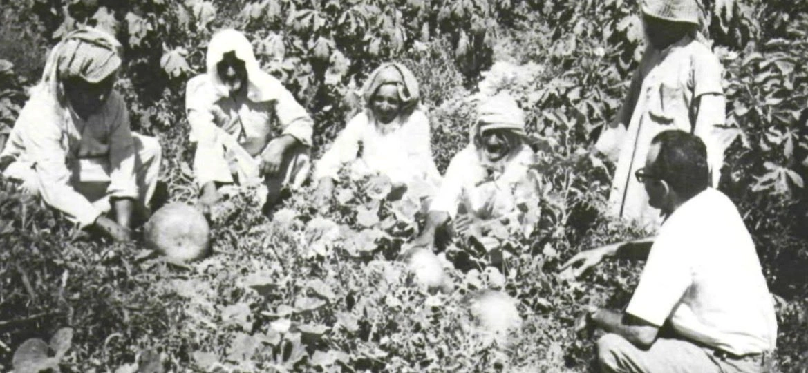 اجتماع عدد من مزارعي الدرعية قديما