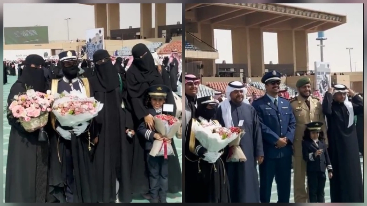 لحظات مؤثرة تواكب تخرج الدفعة السابعة من بنات الوطن بكلية الملك فهد.. فيديو