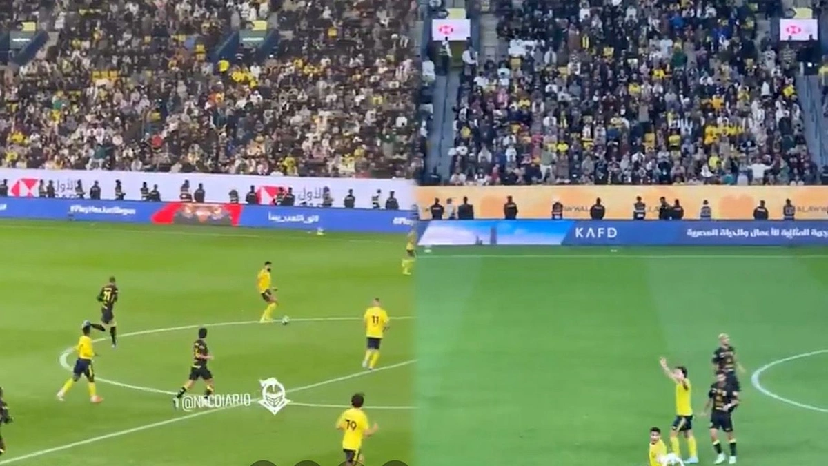 لقطات تظهر غضب جواو فيليكس من الحكم