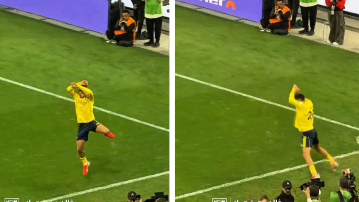 أنجيلو يحتفل على طريقة رونالدو بعد هدفه في مرمى الاتحاد .. فيديو