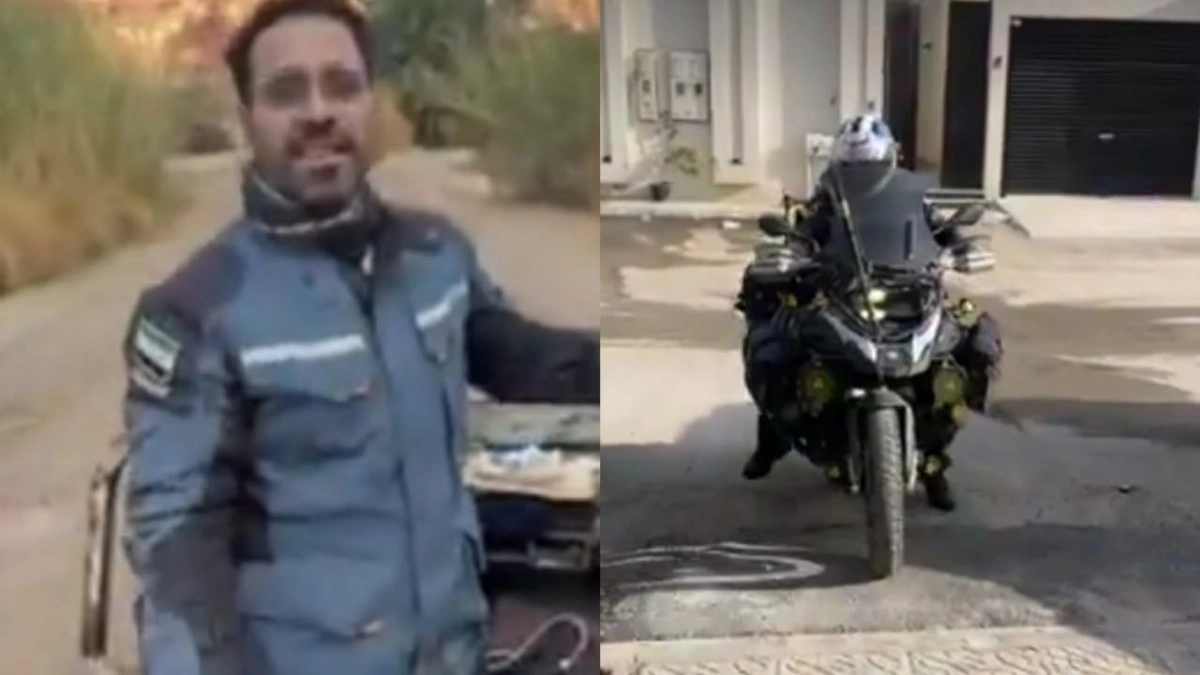دراجان من سوريا يرويان رحلتهما عبر شمال المملكة ويشيدان بكرم أهلها .. فيديو