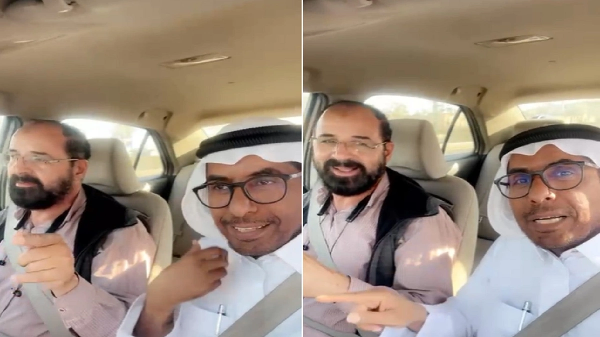 ردة فعل عفوية لسائق مصري تفاجئ بمقدم برنامج «اللهم بك أصبحنا» معه بسيارته.. فيديو