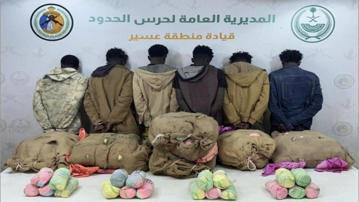 القبض على 7 أشخاص لتهريبهم مواد مخدرة