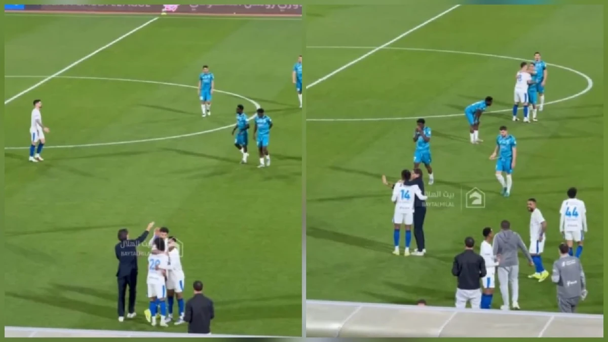 إنزاغي يوجه دارسي رغم سداسية الهلال.. فيديو