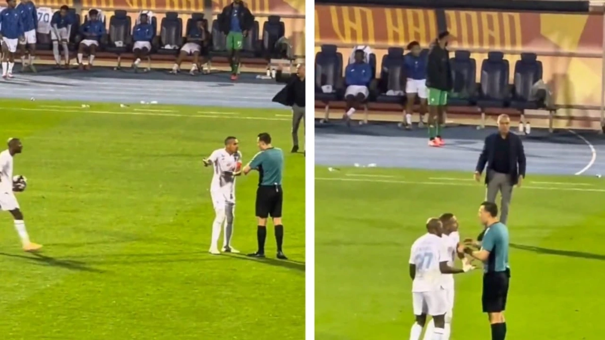 غضب مدرب الفتح ولاعبيه على قرارات حكم القادسية .. فيديو