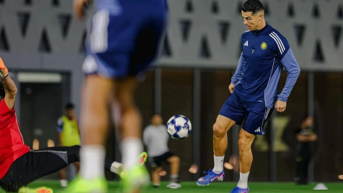 رونالدو يعود لتدريبات النصر قبل لقاء الفتح