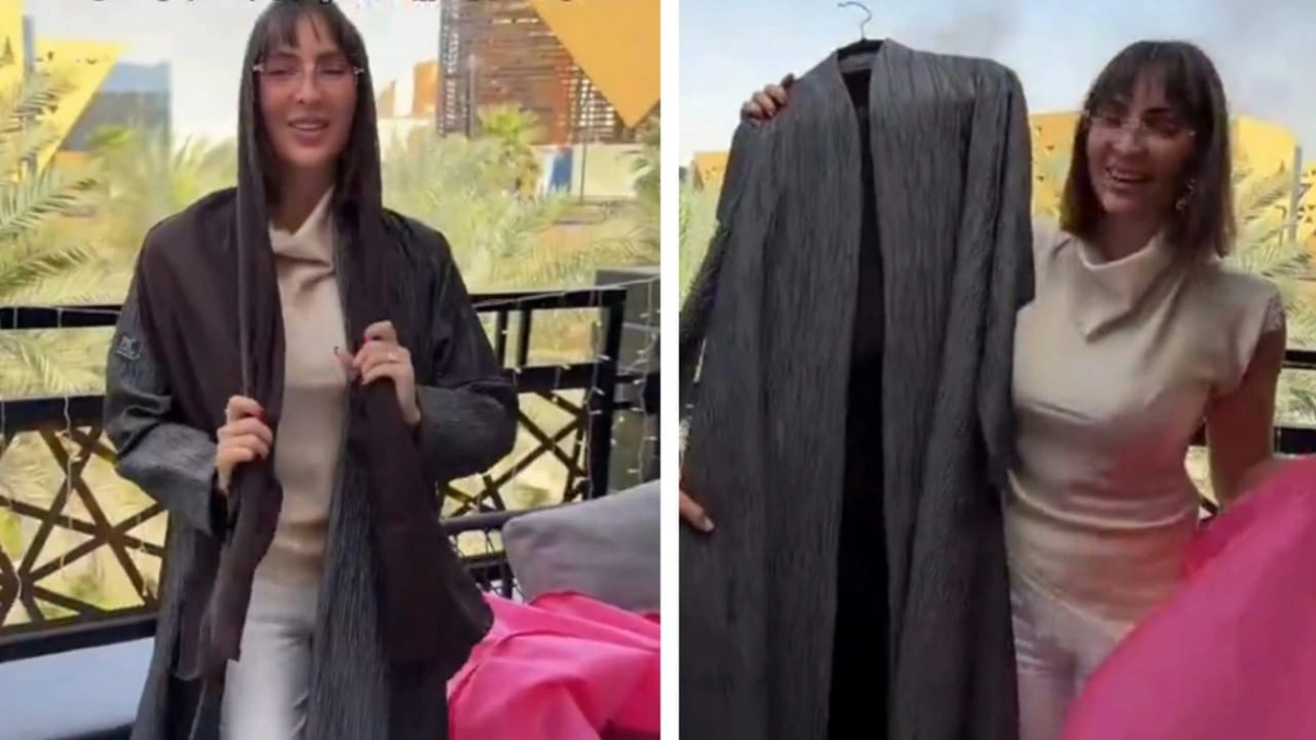 لفتة مؤثرة لسعودية تهدي سائحة عباءة بمناسبة إسلامها .. فيديو