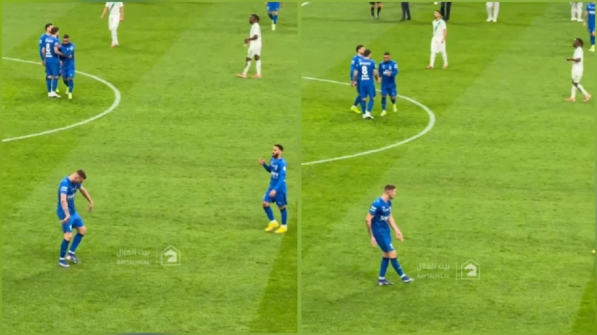 سافيتش يعاتب مندش بسبب فرصة ضائعة .. فيديو