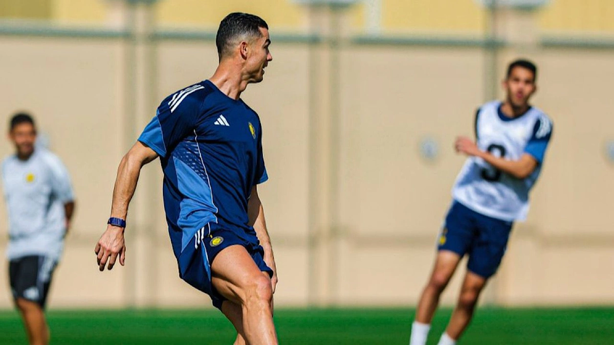 عودة رونالدو لتدريبات النصر