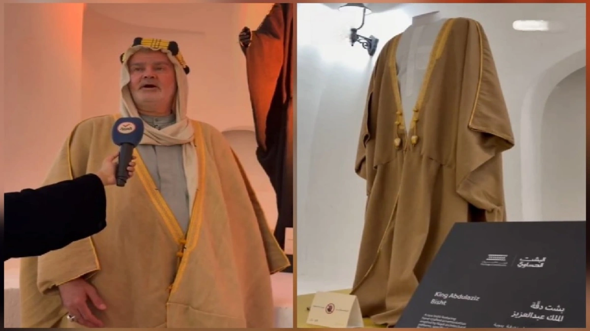 قطع نادرة تعود لـ170 عامًا تضيء مهرجان البشت الحساوي.. فيديو