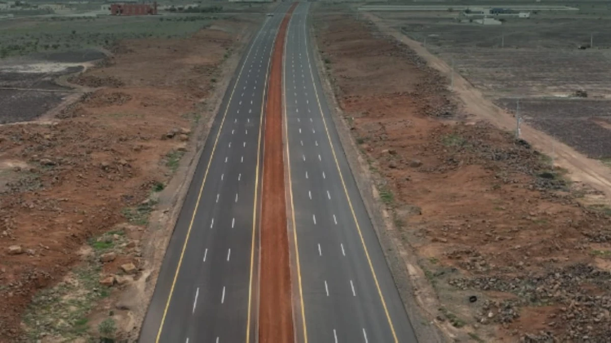 اكتمال الأعمال الإنشائية بمشروع طريق الرياض – الرين – بيشة