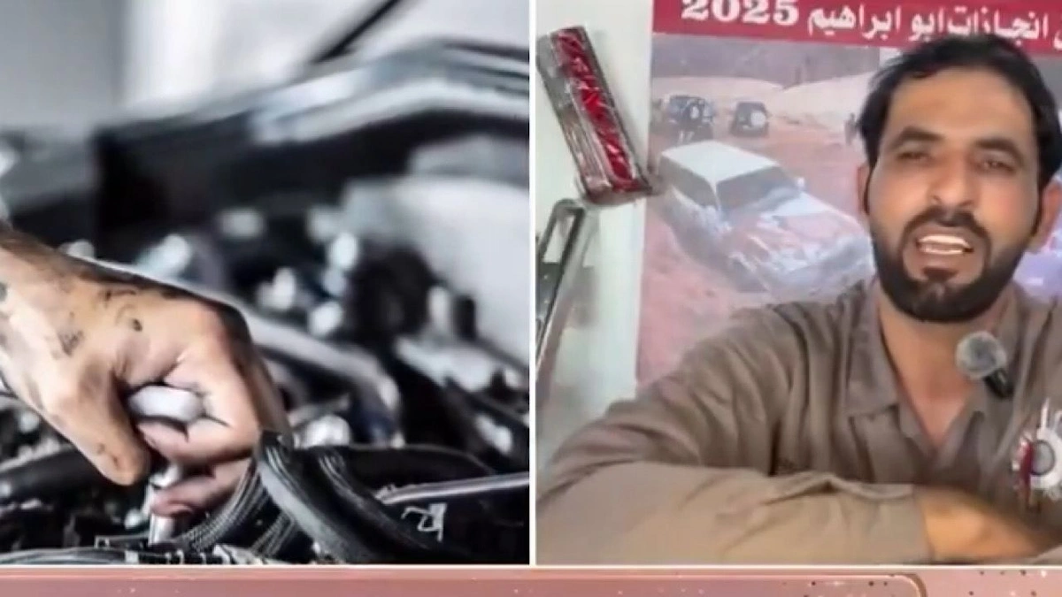 ميكانيكي سيارات يروي قصة شغفه بتطوير السيارات القديمة..فيديو
