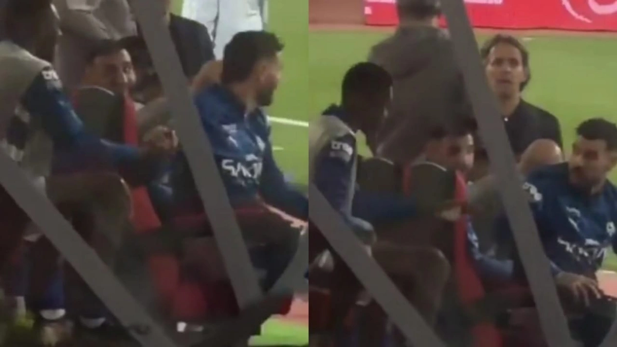 كنو يمازح ثيو هيرنانديز على دكة البدلاء وضحكة بنزيما تسرق الأضواء.. فيديو