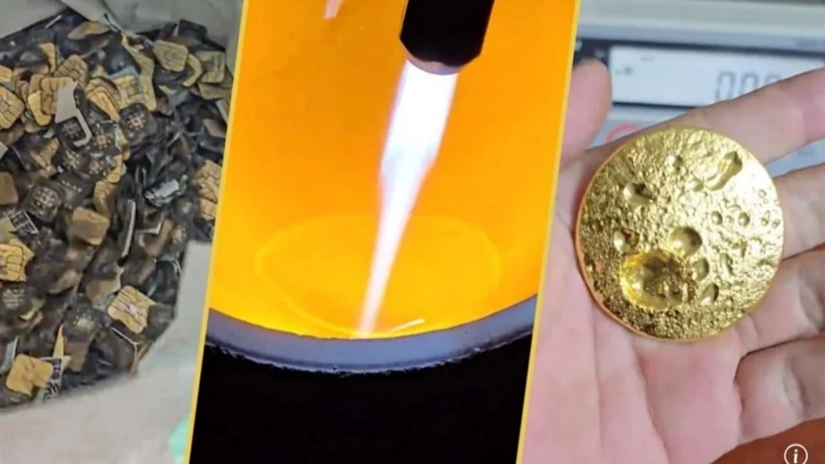 ضجة في الصين بعد فيديو استخراج الذهب من شرائح SIM