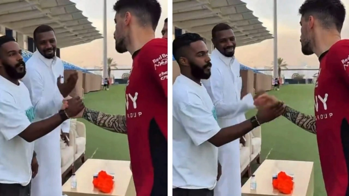 نواف العابد يلتقي نيفيز خلال زيارته لمقر الهلال .. فيديو