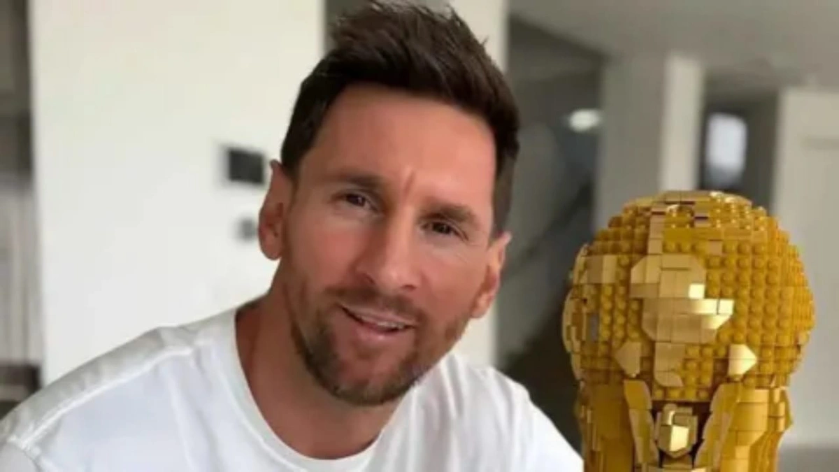 ميسي يلمح لمشاركته في مونديال 2026 عبر مجسم ليغو .. فيديو