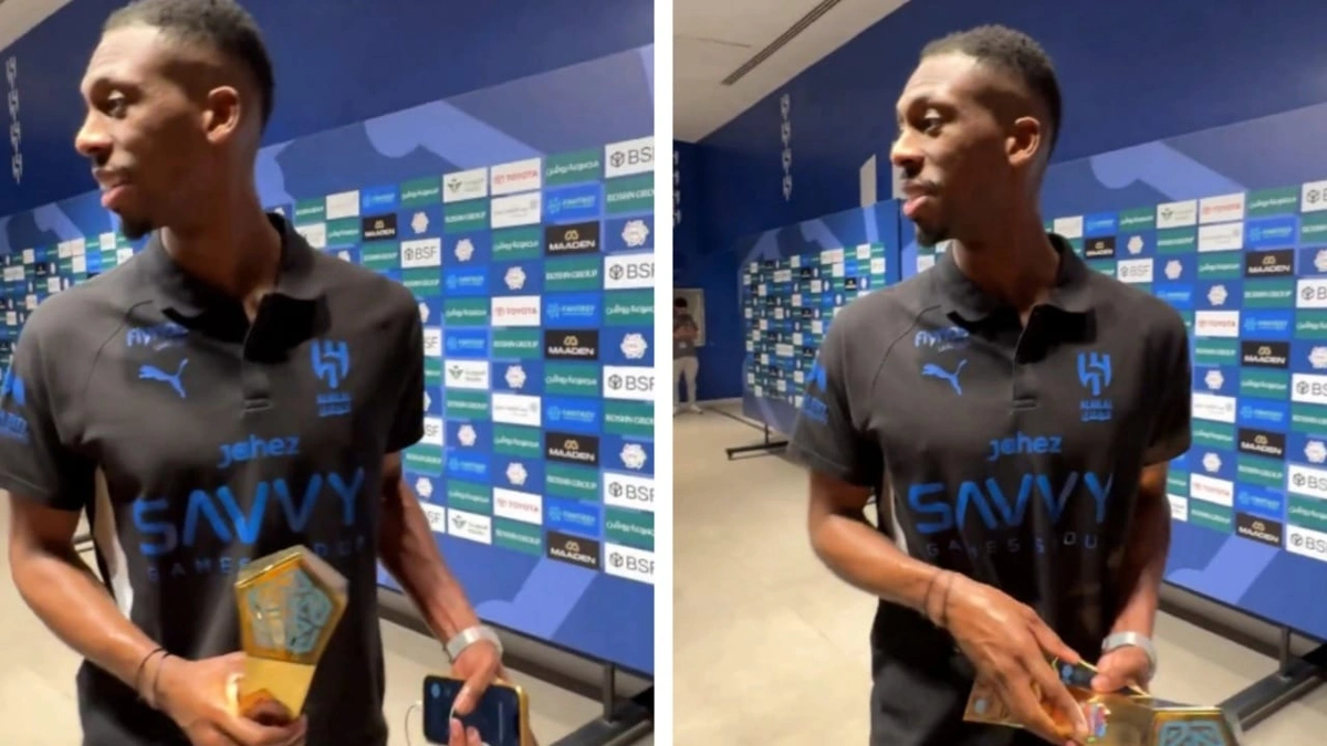 كنو يمازح الصحفيين عقب لقاء الهلال والاتفاق .. فيديو