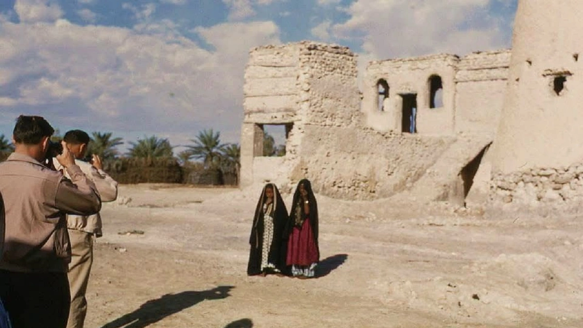 لقطة من قلعة بلدة عنك في محافظة القطيف