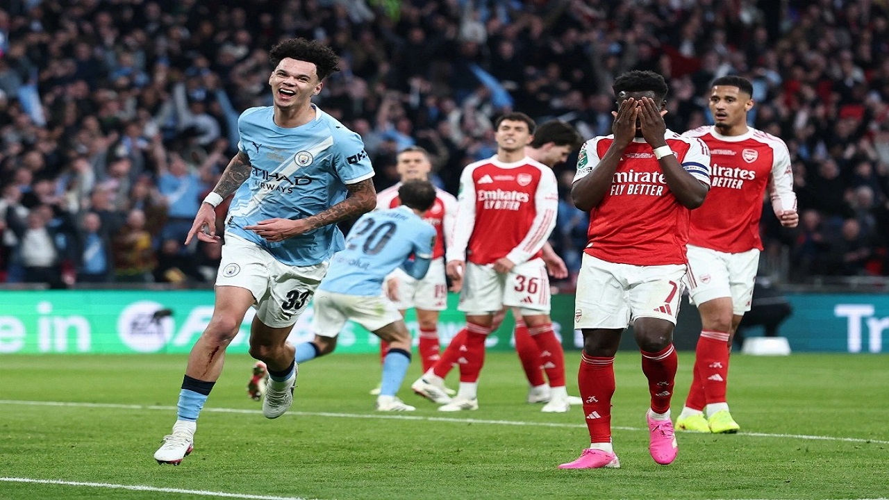 مانشستر سيتي بطلًا لكأس رابطة الأندية الإنجليزية