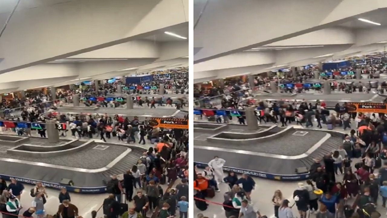 فوضى وتأخيرات طويلة في مطار أتلانتا .. فيديو