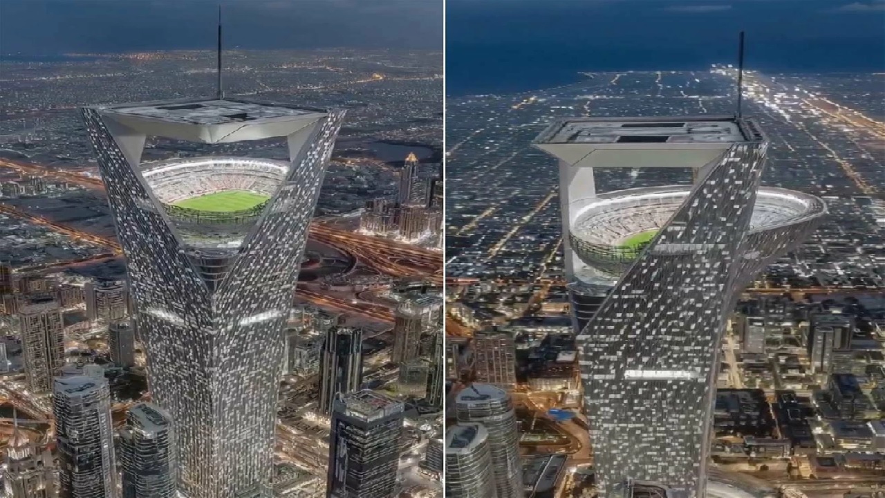 المملكة تخطط لإنشاء أول ملعب معلق في العالم