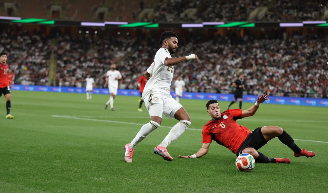 المنتخب المصري يفوز على الأخضر برباعية دون رد..صور