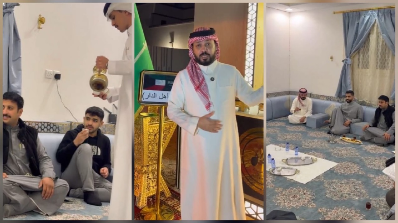 مواطن يفتح منزله لاستضافة الكويتيين القادمين عبر مطار القيصومة.. فيديو