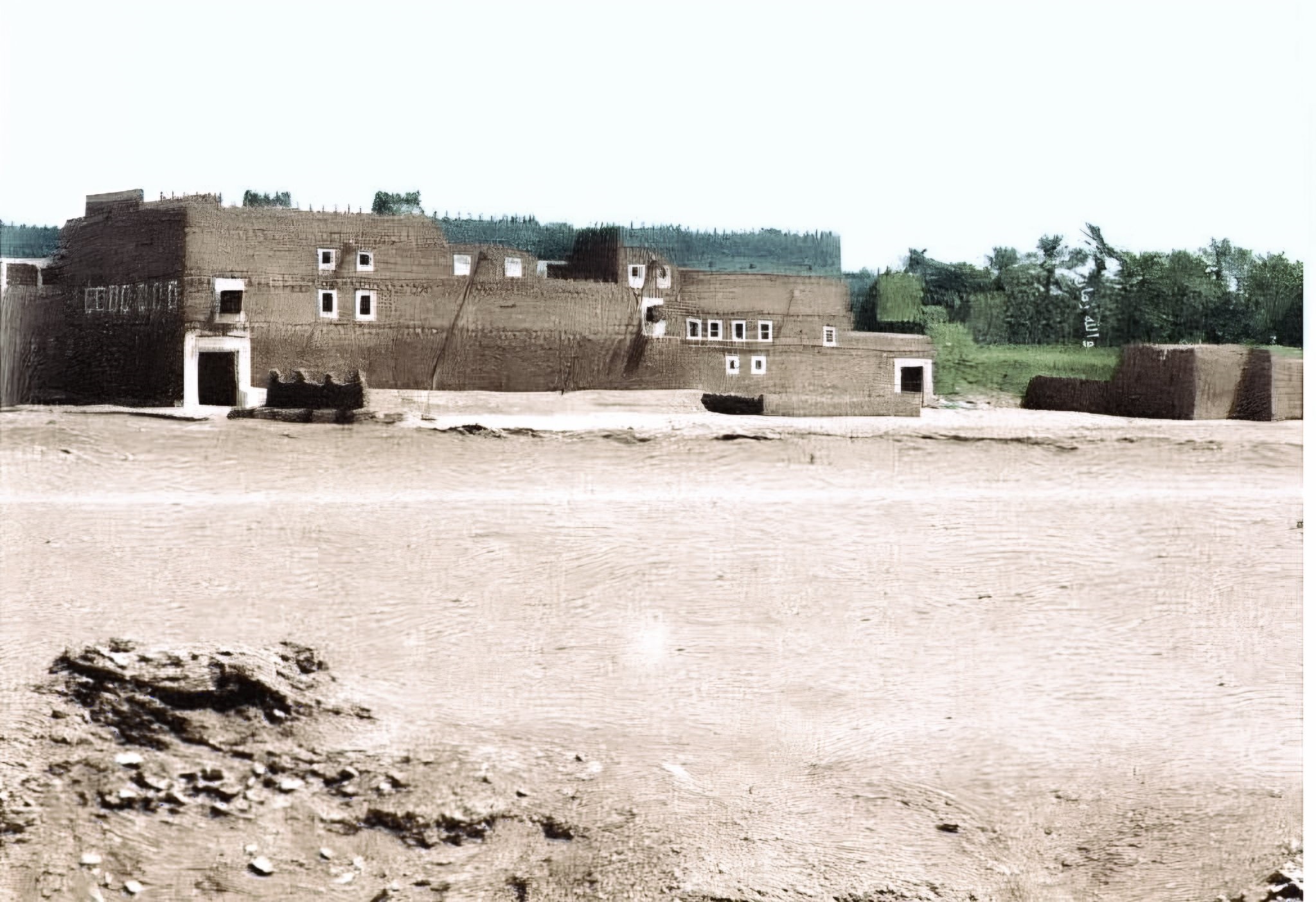 صورة قديمة لقصر الملك عبدالعزيز رحمه الله