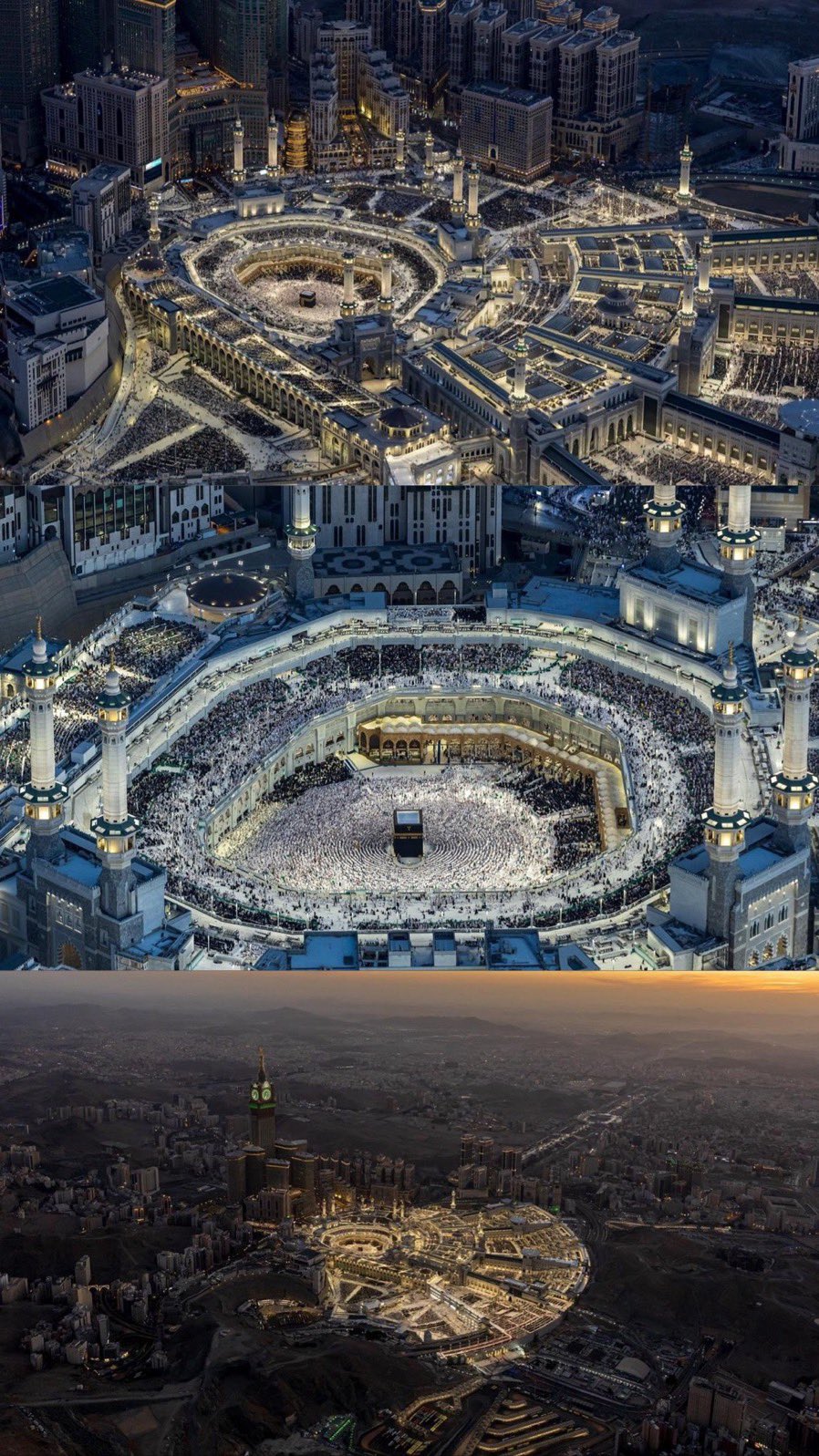 لقطات جوية من المسجد الحرام حاليا