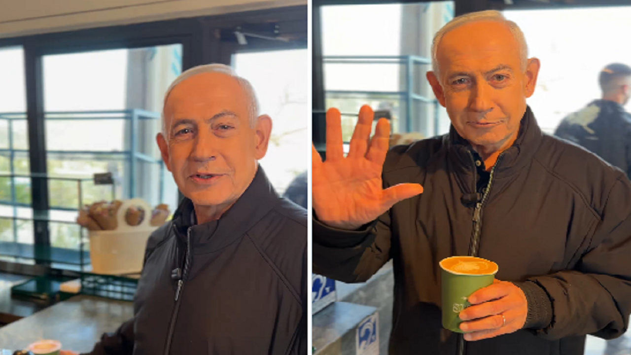 أول ظهور لنتنياهو بعد شائعات وفاته.. فيديو