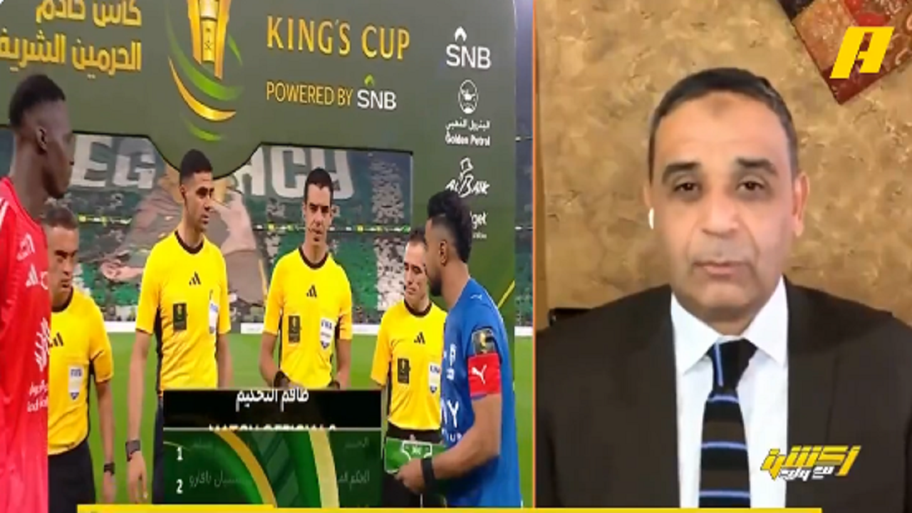 سمير عثمان يستعرض الحالات التحكيمية لمباراة الهلال والأهلي.. فيديو