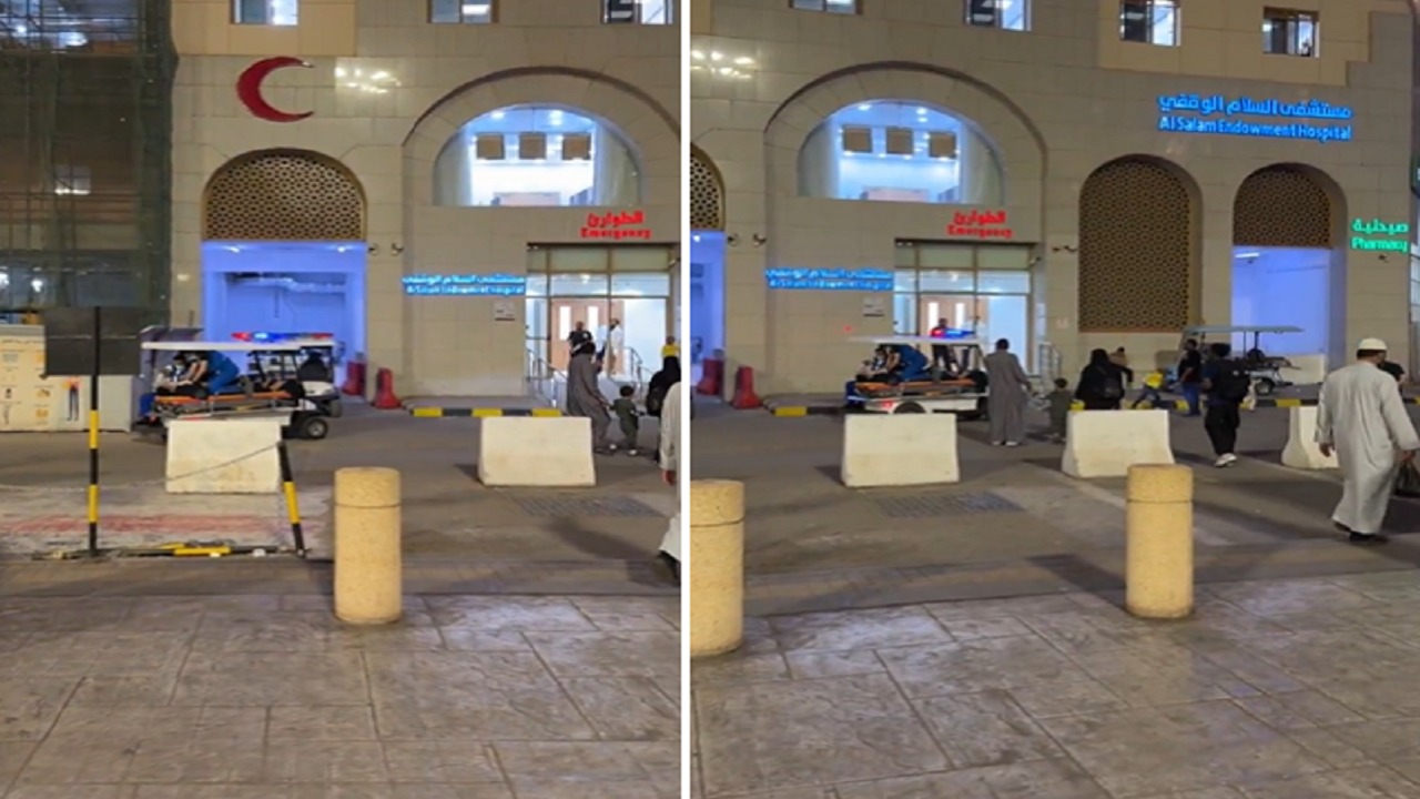 إنقاذ معتمر مصري بعد توقف قلبه بساحات المسجد النبوي.. فيديو