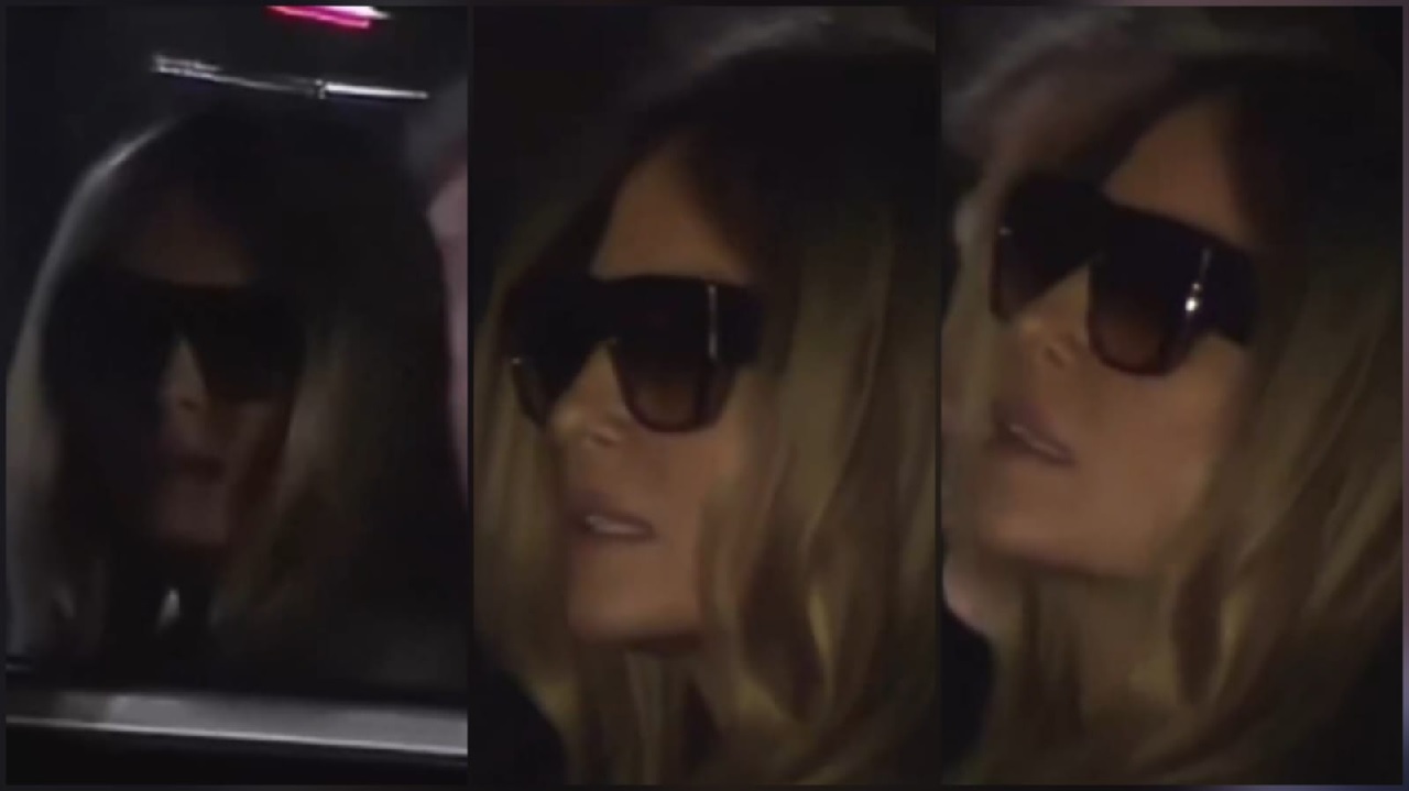 ملامح ميلانيا ترامب أثناء ركوبها سيارة الوحش تثير جدلًا واسعًا.. فيديو