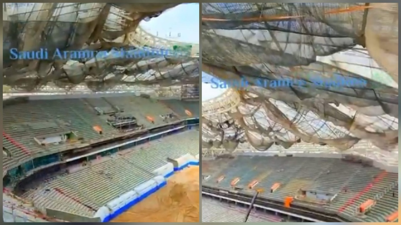 أحدث تطورات أعمال استاد أرامكو.. فيديو