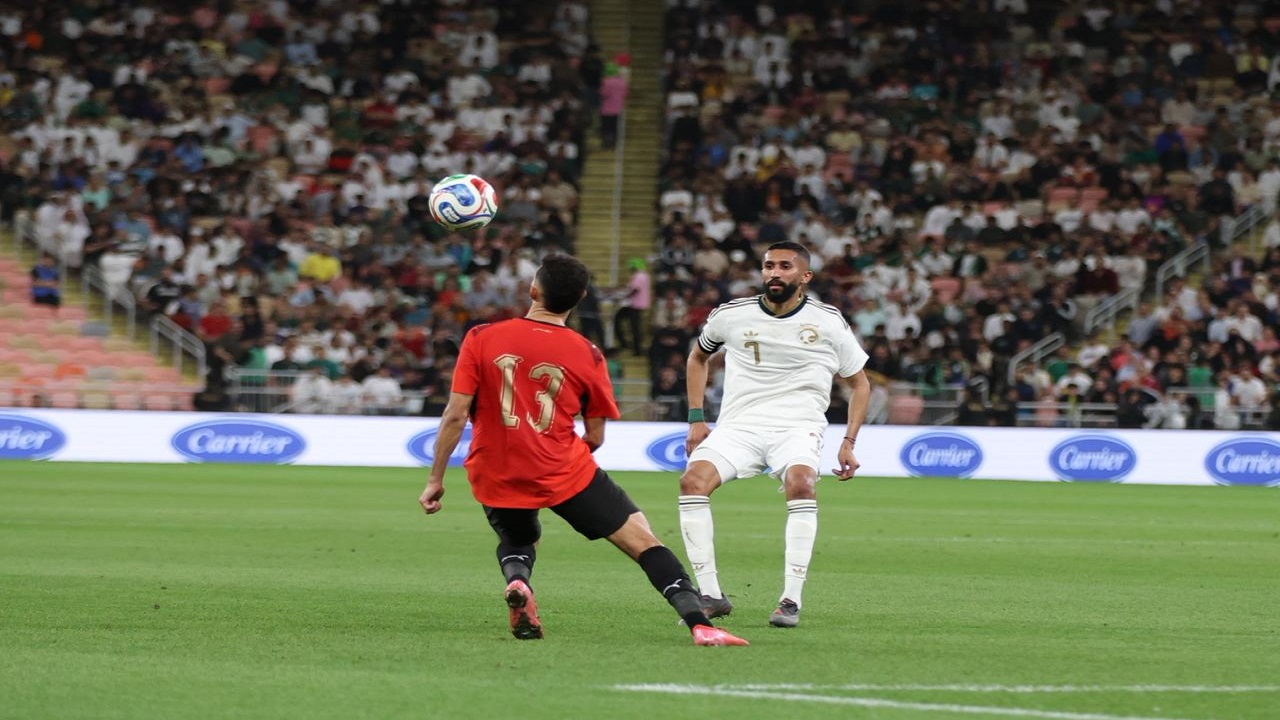 المنتخب المصري يفوز على الأخضر برباعية دون رد..صور