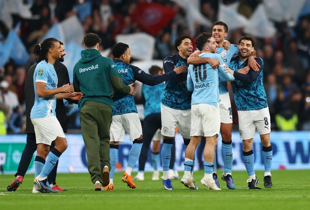 مانشستر سيتي بطلا لكأس رابطة الأندية الإنجليزية