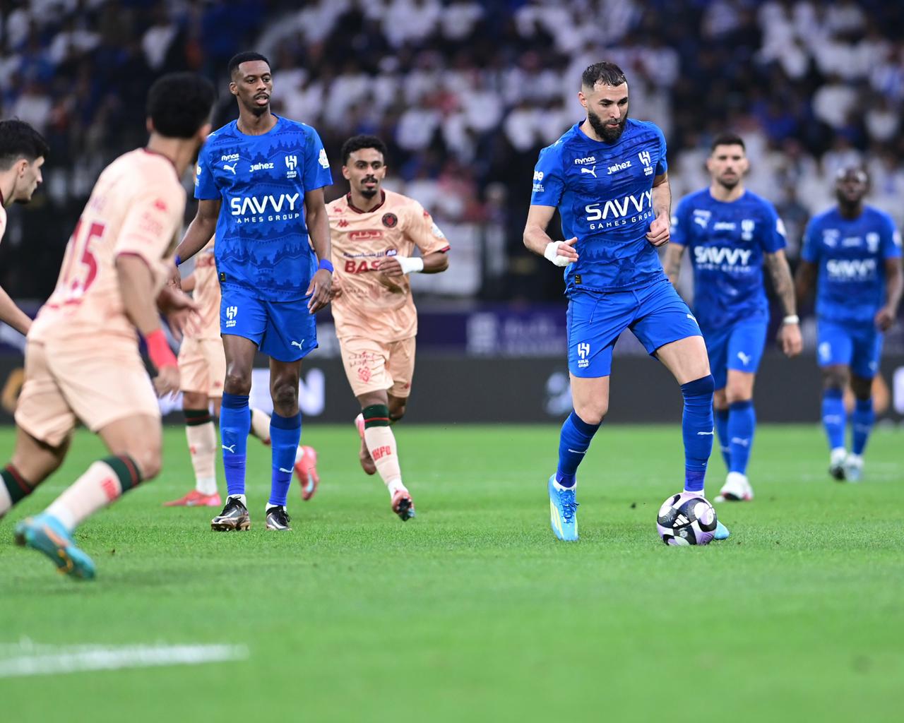 الهلال يمطر شباك الخلود بسداسية..صور