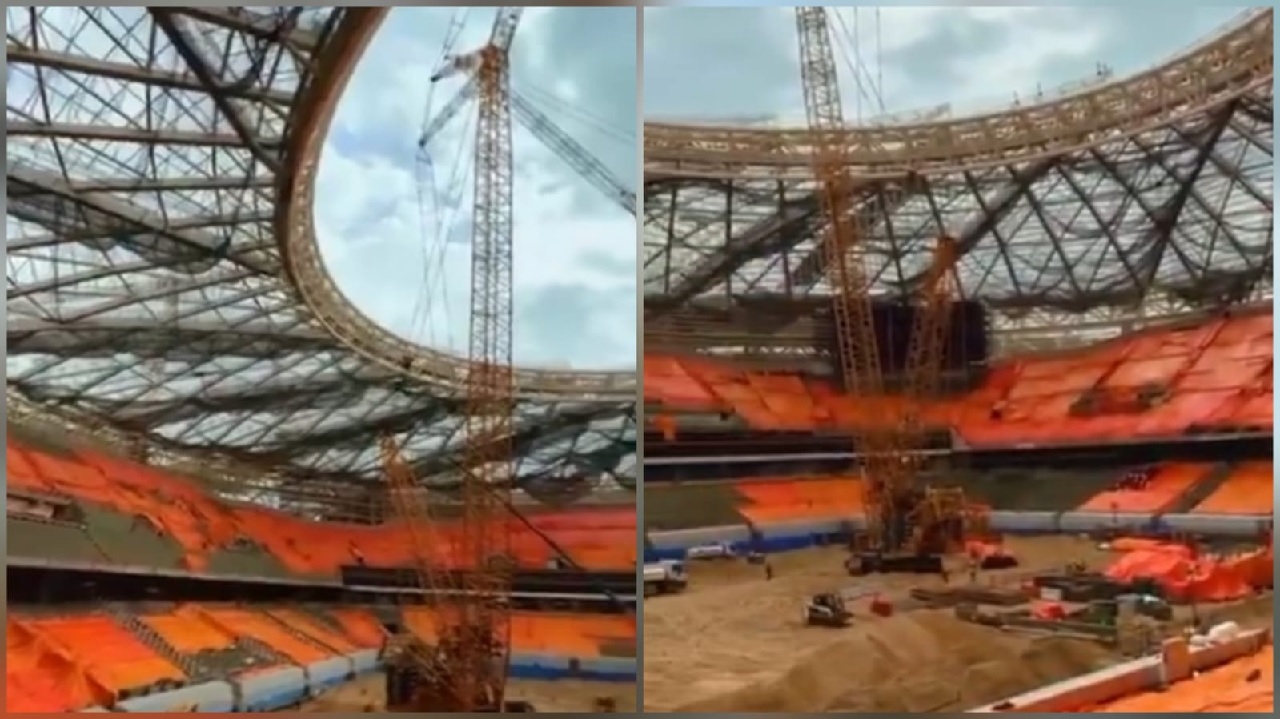 تقدم لافت في أعمال ملعب أرامكو.. فيديو