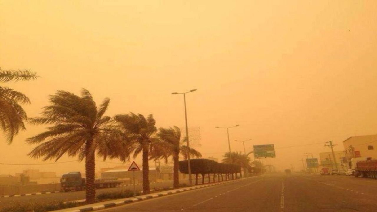 الأرصاد: الرياح النشطة ستنحسر خلال ساعتين وندعو للحذر