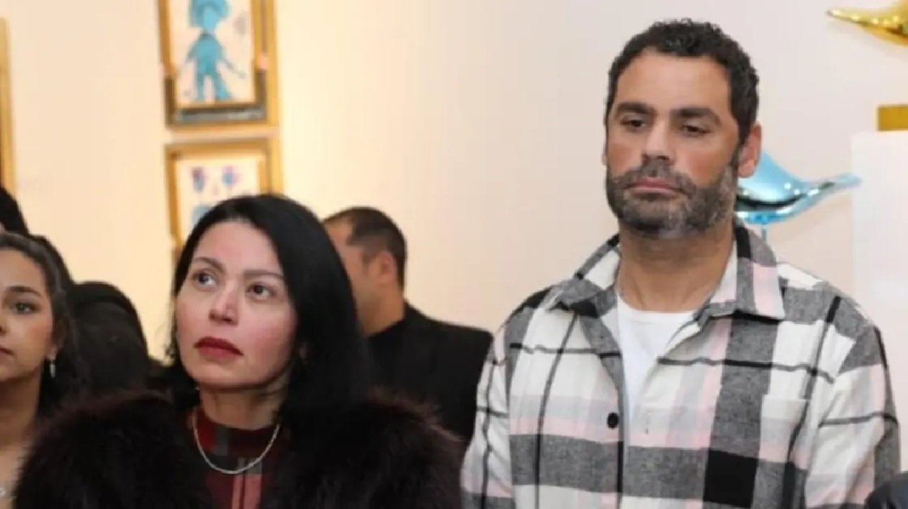 لقاء الخميسي وزوجها في أول ظهور بعد الأزمة.. صور