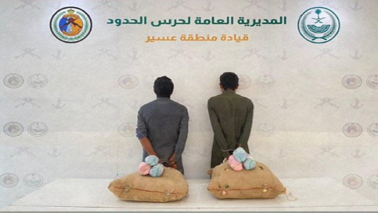 القبض على مخالفين لتهريبهما 40 كيلوجرامًا من القات بعسير