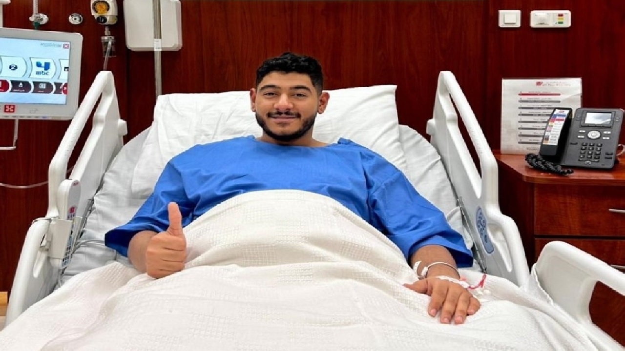 نجاح عملية الرباط الصليبي للاعب النور أحمد أبو عبيد