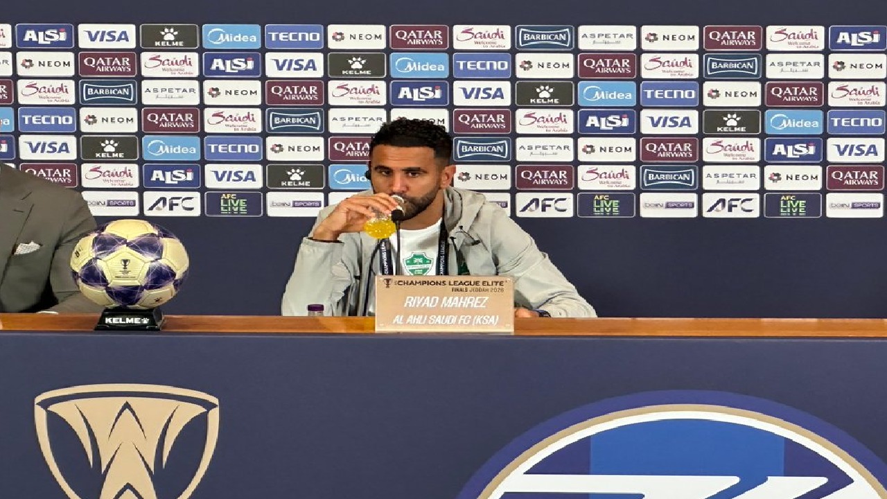 رياض محرز: نحن مستعدون لمواجهة الغد وتحقيق اللقب