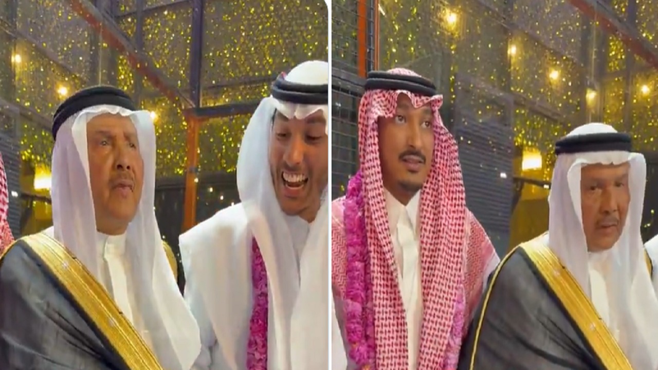 محمد عبده يؤدي الخطوة الجنوبية برفقة أبنائه .. فيديو