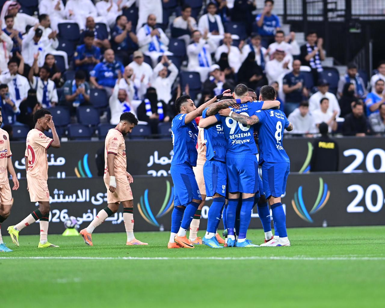 الهلال يمطر شباك الخلود بسداسية..صور