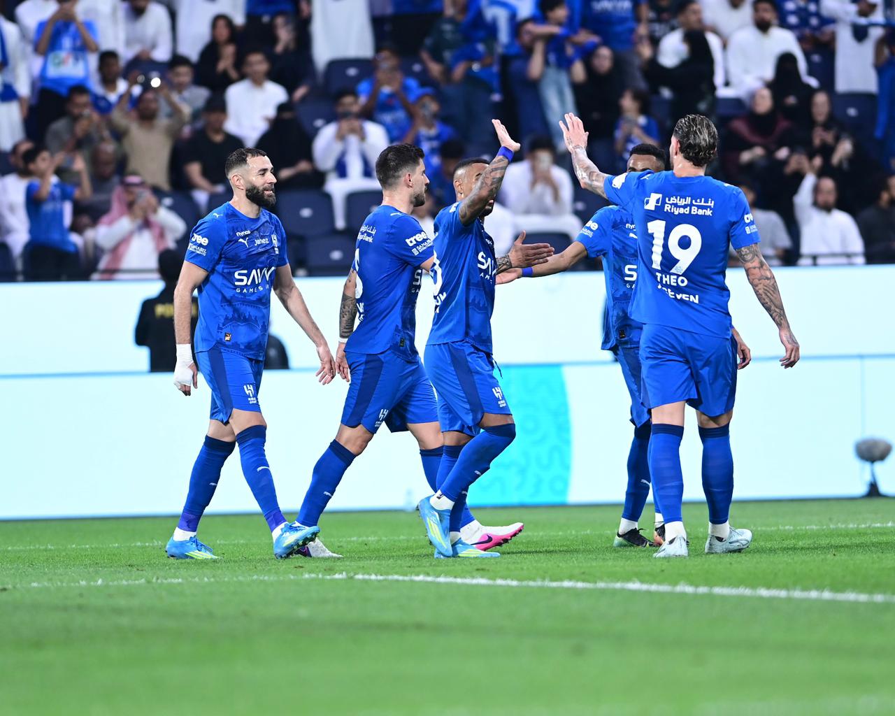الهلال يمطر شباك الخلود بسداسية..صور