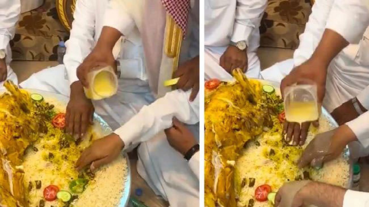 النمر: صب السمن على يد الضيف عادة غير صحية