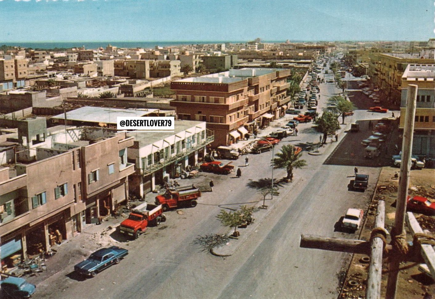 شارع الظهران في الدمام قبل 57 عام