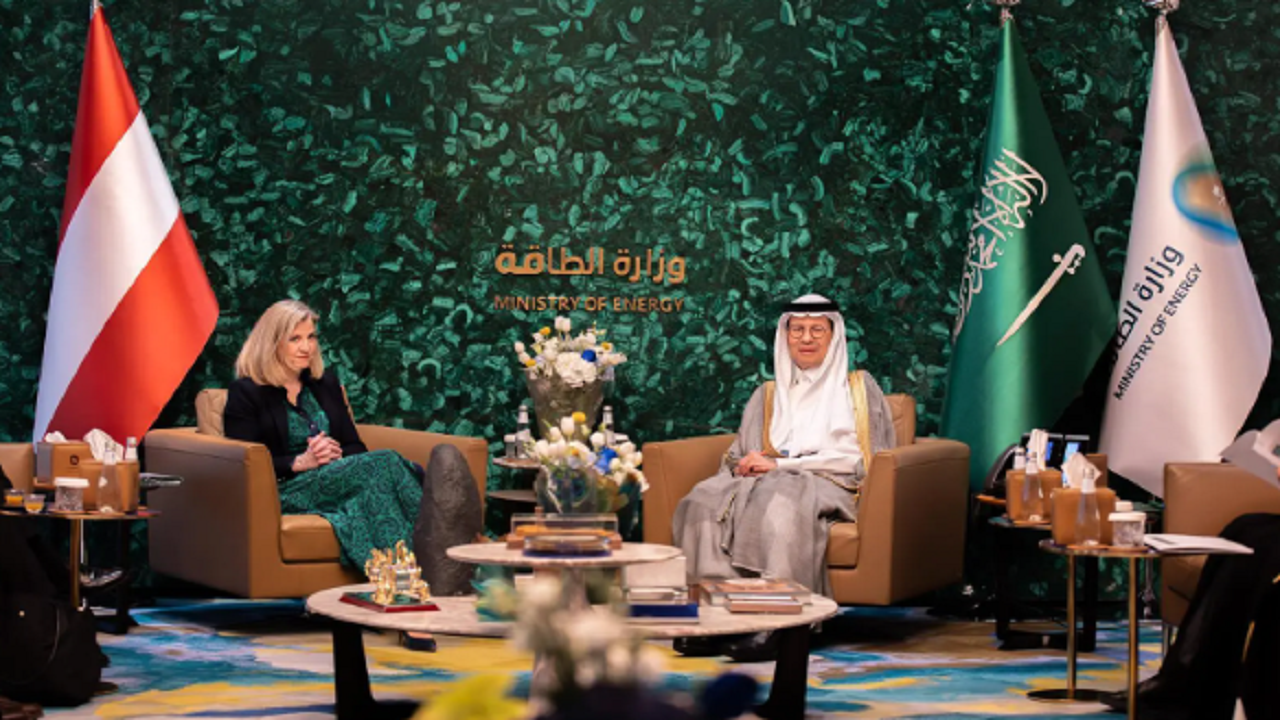 وزير الطاقة يلتقي وزيرة الشؤون الأوروبية والدولية لجمهورية النمسا